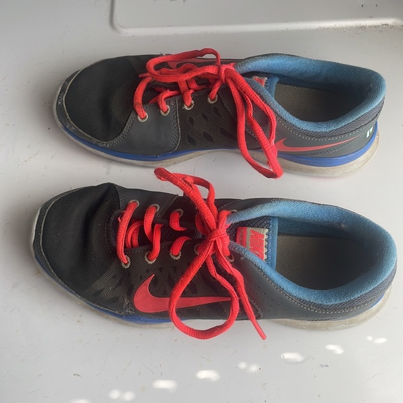 Nike flex trainer 3 armory gray blue running athletic shoes women’s size 7 - Picture 4 of 10